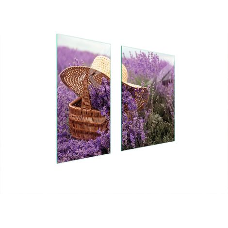 TABLERO PROTECTOR DE VIDRIO 75x52 LAVANDA (1/5)