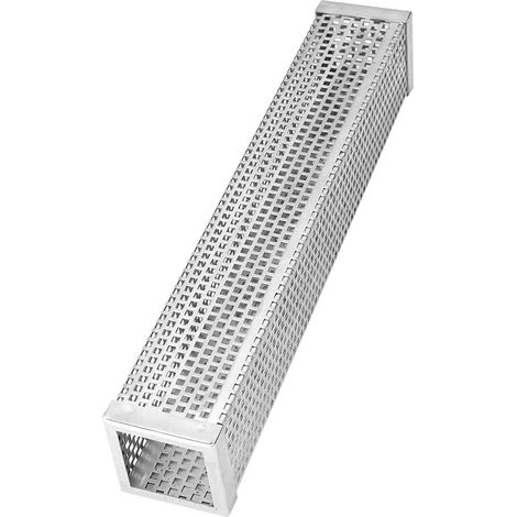 Tube fumoir en acier inoxydable 304 de 12 pouces, accessoire de barbecue pour gril électrique au charbon de bois (forme carrée 12 pouces) (1/5)