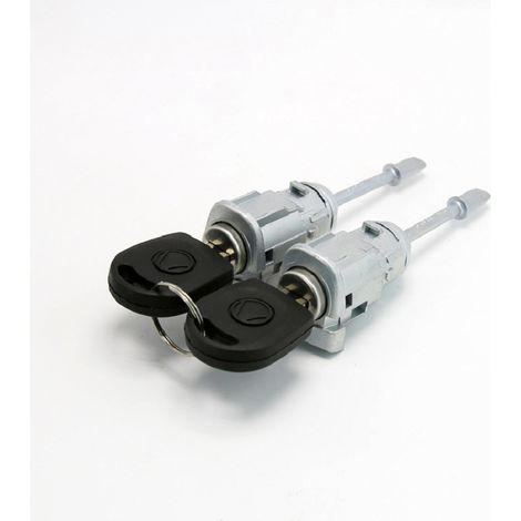 Suitable for Volkswagen Caddy/SEAT IBIZA 2002-2006 front left and right door lock cylinders, 2 keys, 6L38. (1/4)