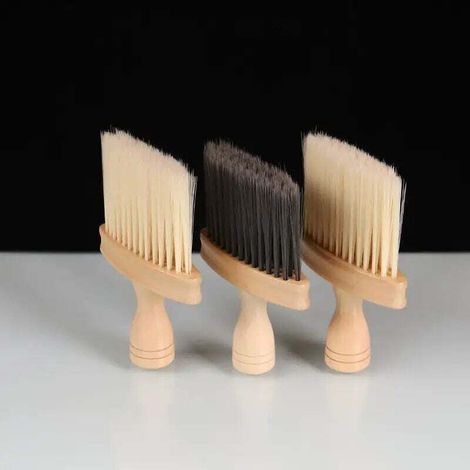 Spazzola per la pulizia degli interni dell'auto ultra morbida e precisa - Panno e pulizia profonda, manico in legno, set da 3 (1 grigio + 2 gialli) - Crezuo