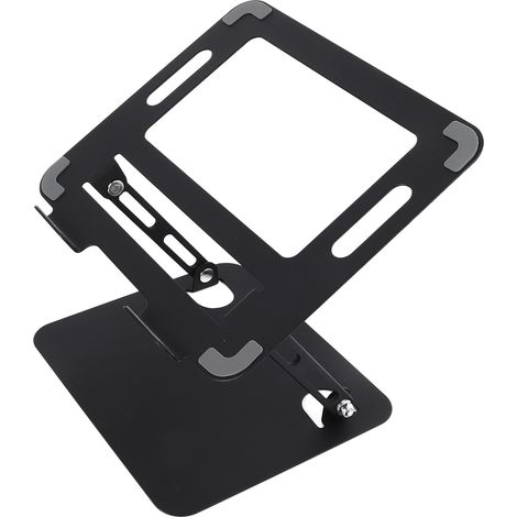 Support d'ordinateur portable réglable, support ergonomique en acier carbone pliable pour bureau (1/5)