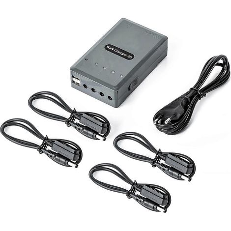 Chargeur Hub 4 en 1 pour Batterie Mavic Air 2/2S - Prise EU - Recharge Rapide Drone (1/4)