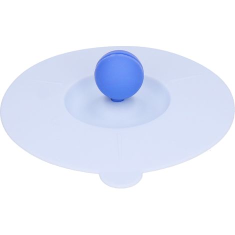 Couvercles de tasse anti-poussière en silicone, motif dessin animé, pour tasses et accessoires de fermeture, bleu clair (1/5)