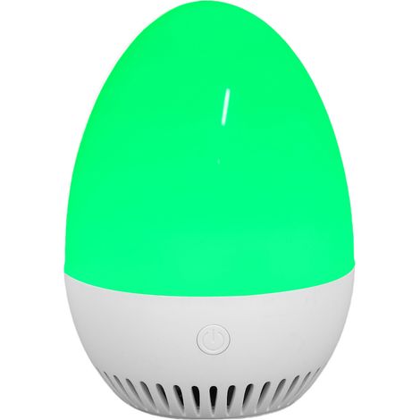 Appareil de mesure de la qualité de l'air Tuya pour la maison : détecteur de CO2 intelligent, thermomètre, hygromètre, Wi-Fi, format mini œuf, affichage 3 couleurs (1/5)