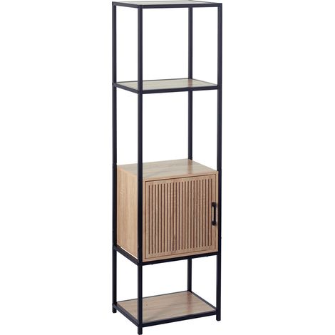 MOBILE CON RIPIANI IN LEGNO cm. 43 x 33 x h.153 - 5 ripiani