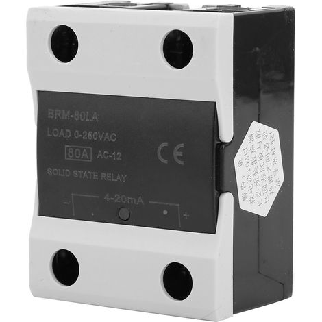 Relais statique BRM-80LA SSR avec tube lumineux LED ignifugé pour composants électroniques (1/5)