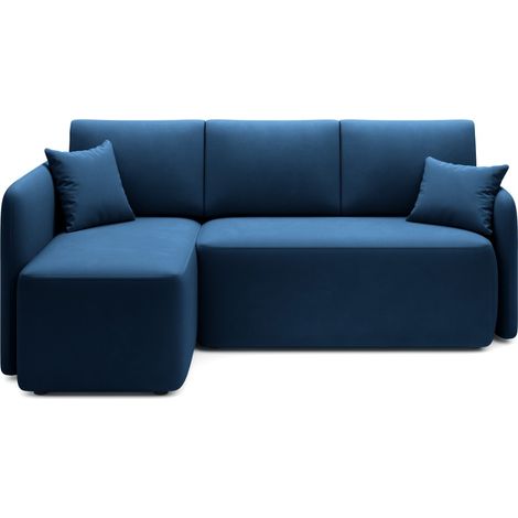 Canapé d'angle collection HEDSON coloris Bleu marine (1/4)