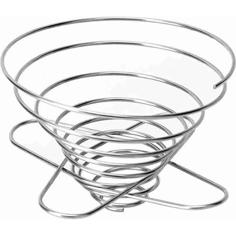 Kaffeefilterhalter aus Edelstahl, universeller Filterhalter für gemahlenen Kaffee, passend für alle Tassen und Maschinen.