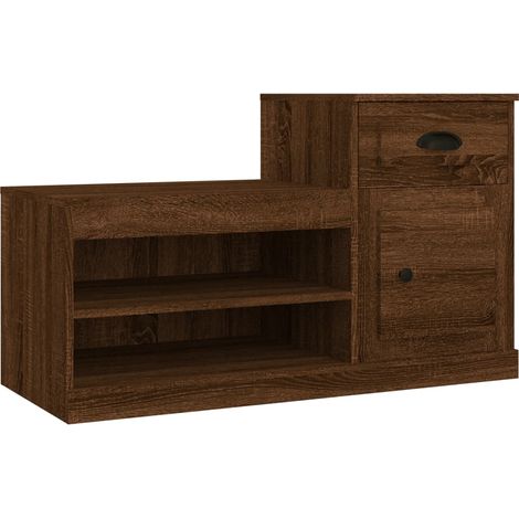 Maison Exclusive - Zapatero madera contrachapada roble marrón 100