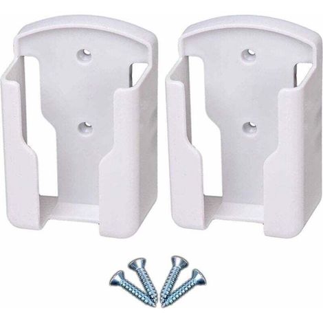 Support mural pour télécommande – Boîte de rangement pour télécommandes jusqu'à 64mm – Pack de 2 – Matériau ABS durable (1/5)