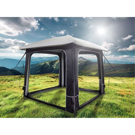 Abri gonflable Lodge Air 260x260 cm – Armature gonflable 120 mm – Toile polyester 300D résistante aux intempéries – Pompe manuelle incluse – Soplair (1/5)
