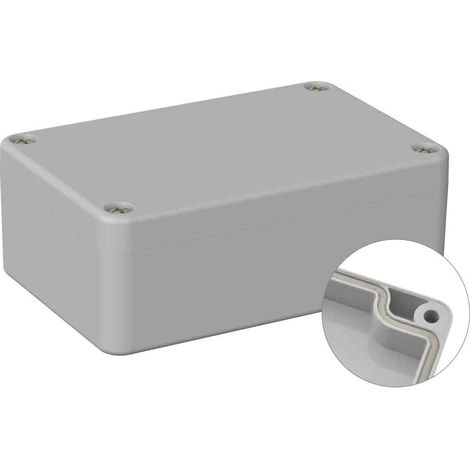 Boîtier à usage général RS PRO en Polycarbonate, 64 x 98 x 36.4mm, Gris IP66 ( Prix pour 1 ) (1/2)
