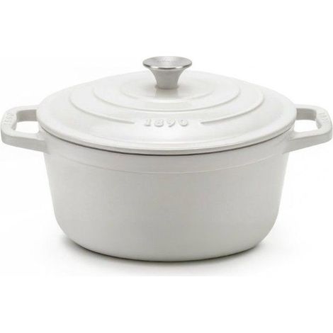 Gusseisen emaillierte Cocotte - LA FONDERIE 1890 - IENA25 - Induktion für alle Kochfelder - Emaillierte Beschichtung - Gleichmäßiges Kochen (1/5)