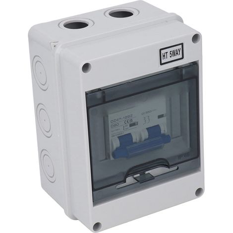DC 500V Trennschalter IP65 Wasserdichter Verteilerkasten Photovoltaik-Anschlusskasten MCB-Leistungsschalter für Solarmodule (1/5)