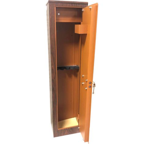 Armadio Porta Fucili Wood 3 Posti Effe con Tesoretto Cm 25X20 H.cm 145