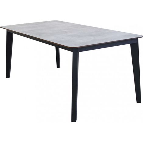 Tavolo Cancun 180x90x76 h cm in Alluminio Antracite (1/5)