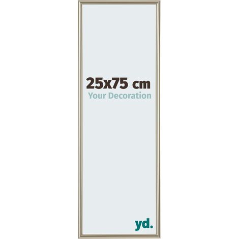 yd. - Cadre photo 25x75 - Champagne - Plastique - Annecy