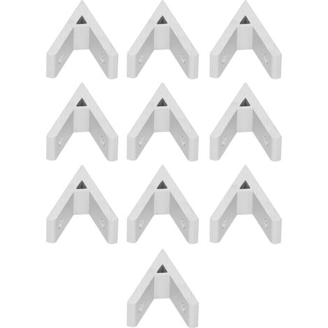 10 Pièces Profilé d'Angle en Aluminium 45° pour Connecteur Industriel 20x20 30x30 40x40 (1/5)