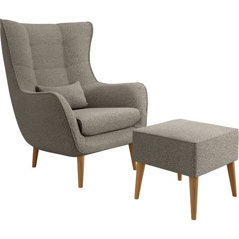 Sillón Comfivo Ulmus VII, Lambi 03, 106x80x95cm, Tapiz, Patas: Madera, 0 (1/5)