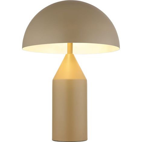 Globo - lámpara de mesa - ATOMA - beige - metal - Ø 28cm - E27 -
