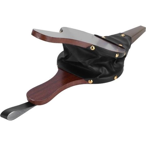 Souffleur de barbecue Soufflet de Cheminée Manuel Souffleur d'Air de Barbecue en Bois Accessoire de Barbecue Camping (1/4)