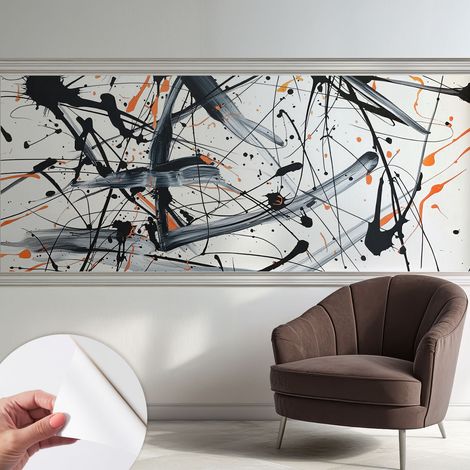 Carta da parati autoadesiva - Fotomurale adesivo - design elegante - stile moderno - Caos energico 250x104 cm (1/5)