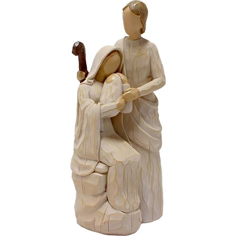 Nativity Set - Holy Family Statue Resin 20.5 x 10 cm Indoor Christmas Decor 1 Piece (1/5)