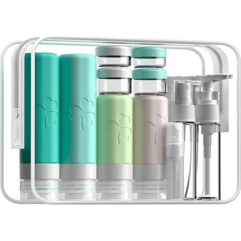 23 Pcs Travel Bottle to Fill 90ml and 60ml Silicone Travel Container Set for Liquids Leak Proof Airplane Bottle (1/5)