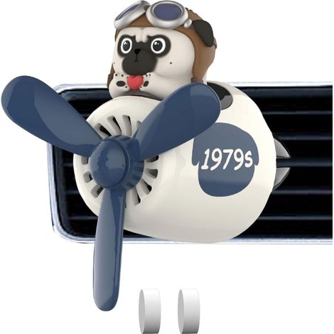 Niedlicher Auto-Duftdiffusor, Cartoon-Auto-Lufterfrischer Air Vent Aromatherapie Animal Pilot Auto-Lufterfrischer-Entlüftungsclip, Kfz-Lufterfrischer für Damen und Herren (1/5)