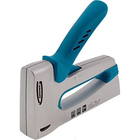 Gross 41002 adjustable Upholstery Stapler with aluminum body for staples type 13 / 53 / 300 (6–16mm)