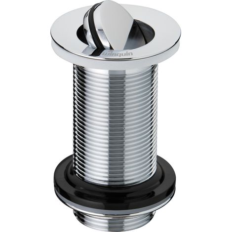 Wirquin – Bonde de lavabo laiton 100 mm – Clapet rotatif étanche – Design élégant – Résistant à la corrosion – Installation polyvalente
