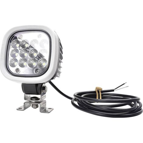 WAS Projecteur de travail 12 V, 24 V, 36 V, 48 V, 60 V, 70 V W130 8000 1214 éclairage de proximité large (l x H x P) 11 (1/5)