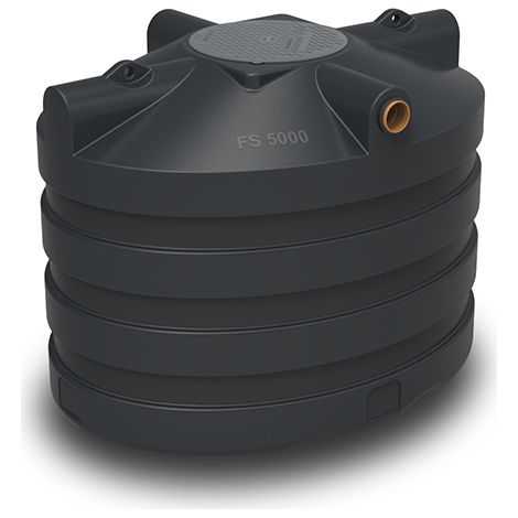 Fosse Septique Ronde 5000 Litres Renforts Circulaires DS Eau Pour 12 personnes (1/3)