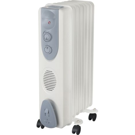 Pyramidea tl007 stufetta elettrica interno grigio 1500 w riscaldatore ambiente elettrico a olio