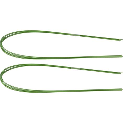 Set di 12 cerchi in plastica per progetti fai da te – filo rivestito – supporto per piante – serra
