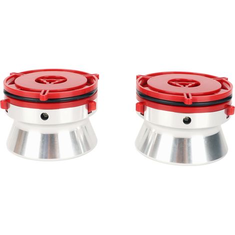 Paar NAB-Adapter für Studer Revox Akai Teac Tonbandgeräte, professionelle silberne Spulenhalter (1/5)