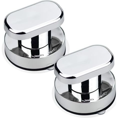 2pcs Poignée de Porte à Ventouse Poignée Ventouse Baie Vitrée Ventouse Forte Tirer Poignées pour Verre de Salle de Bain Armoire Tiroir Poignée de Porte