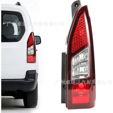 Fire arrière gauche without support d'ampoule (ref. 9677205080), compatible Peugeot Citroën Partner Tepee