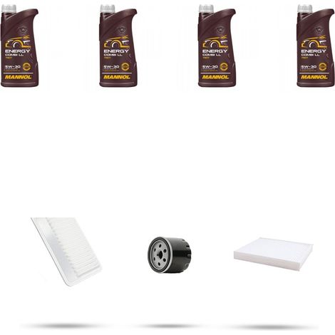 Kit tagliando 3 FILTRI e 4L OLIO compatibile con Suzuki Swift V 1.4 103kw dal 2017 (1/4)