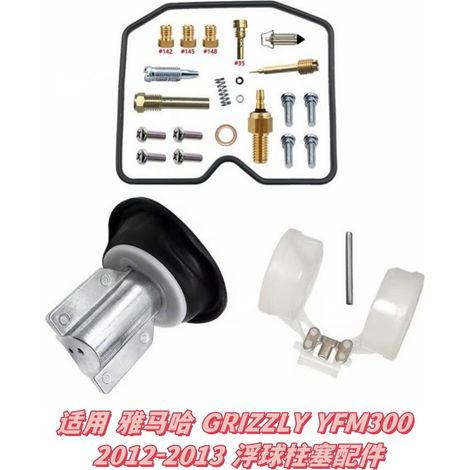 Kit de réparation de carburateur pour Yamaha GRIZZLY YFM300 2012-2013, pièces du piston de flotteur.