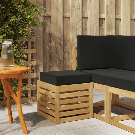 Maison Exclusive - Outdoor Hocker Bank Weiß 43 x 43 x 45 cm Massi (1/4)