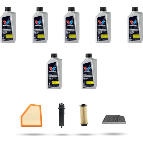 Kit tagliando 4 FILTRI e 7L OLIO compatibile con Bmw serie 4 (G22,G23 G80) M440D Hybrid 250kw dal 2021 (1/5)