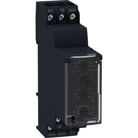 Harmony Time RE22 - Temporizzatore multifunzione - 12..240V AC/DC - 2 NC/NO - RE22R2MMW