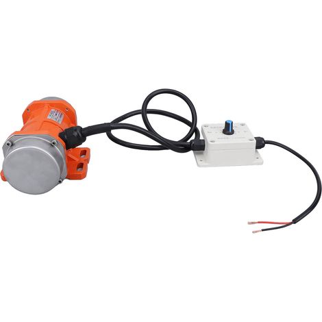 Moteur vibreur béton 12V CC sans balais alliage aluminium IP65 4000 tr/min moteur vibrant électrique avec régulateur de vitesse pour table vibrante 40W (1/5)