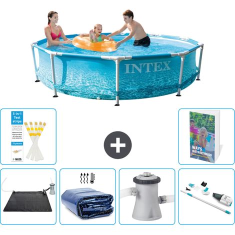 Frame Pool Rund - 305x76 cm - 7-teilig S82
