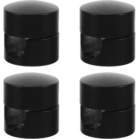 Set mit 4 Wand- und Deckenhalterungen für Textilkabel (Ø16 mm) – Weiß – inklusive Montagematerial (1/5)