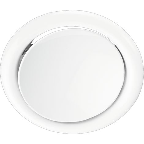 Bouche VMC D125 AM125PRF – Acier – Diamètre 125 mm – Passage d'air optimal pour systèmes de ventilation – Econoprime (1/2)