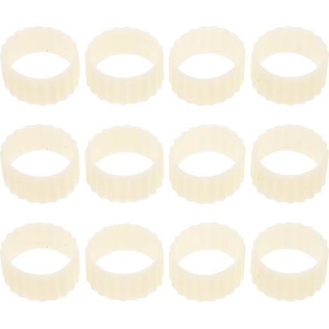 Insert de Porte-Bougie en Silicone Antidérapant Beige, Stabilisateurs de Base pour Bougies Effilées, Lot de 12 Pièces, pour Occasions Religieuses et Fêtes (1/5)