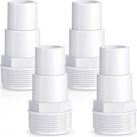 Pool Filter Pump Combo Hose Adapter, Replacement for Above Ground Pool Pump, Filter and Skimmer, Compatible with Hayward SPX1091Z7 and SPX1091Z4 Adapters (4 Piece (1/5)