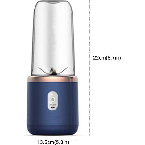 Petit extracteur de jus électrique portable en acier inoxydable (1/4)